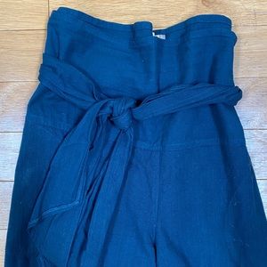 Matta NYC Indigo Dyed Wrap Culottes